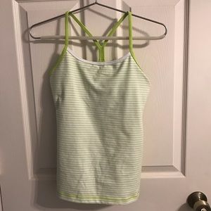 Lululemon Athletica striped tank top